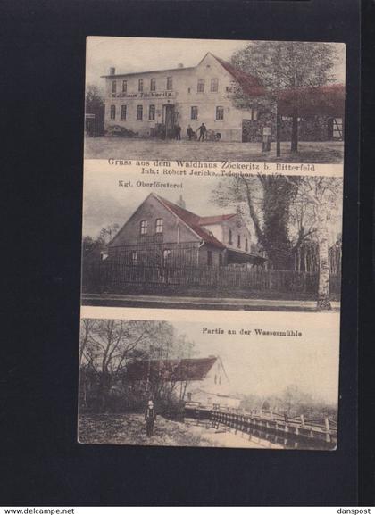 Dt. Reich AK Waldhaus Zöckeritz bei Bitterfeld