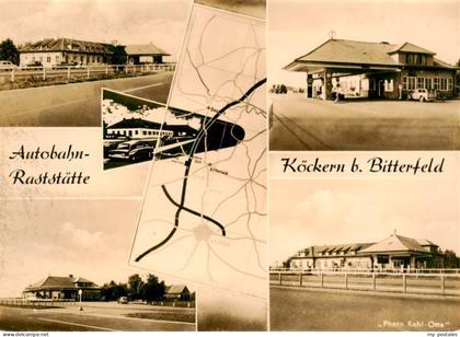 Koeckern Bitterfeld-Wolfen Autobahn-Raststaette Autobahn Berlin-Nuernberg