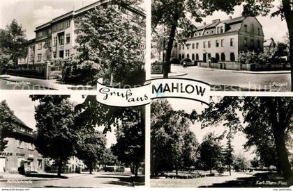 Mahlow Krankenhaus Postamt Karl Marx Platz Bahnhofstrasse