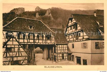 Blaubeuren Fachwerkhaeuser