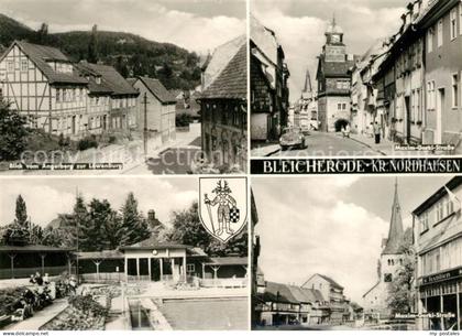 Bleicherode Loewenburgblick Maxim Gorki Strasse Freibad