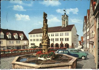 71445148 Boeblingen Marktplatz Brunnen Rathaus Boeblingen