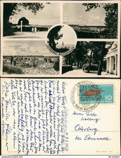 Ansichtskarte Boltenhagen Strand, Kurhaus, Strandkörbe MB 1959