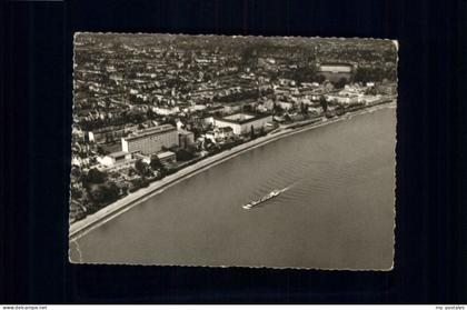 Bonn Rhein Bonn Fliegeraufnahme Bundeshaus