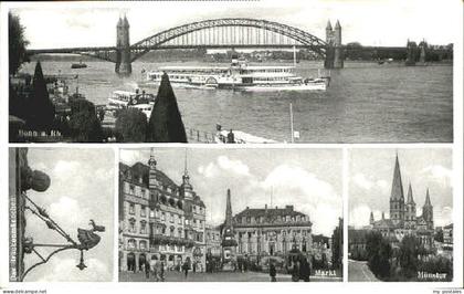 Bonn Rhein Bonn Markt Muenster