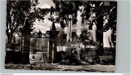 Bonndorf Schwarzwald Bonndorf Schloss Eingang