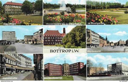 Bottrop NRW Arbeitsamt Wasserspiele Stadtgarten Sparkasse Rathaus Pferdemarkt Ha