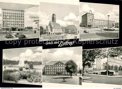 Bottrop Sparkasse Rathaus Rheinstahl Verwaltungsgebaeude Overbeckshof Post Halle