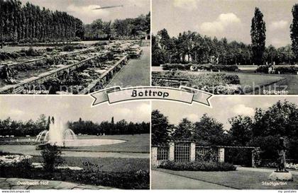 Bottrop Stadtgarten Overbecks Hof Springbrunnen