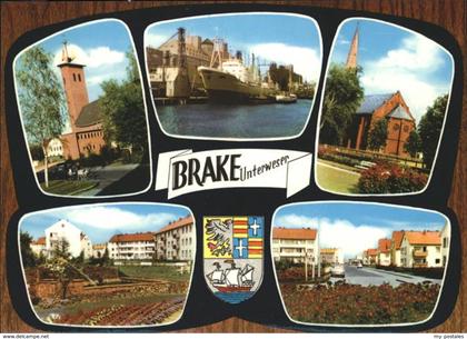 41238294 Brake Unterweser Wappen Schiff Autos Brake