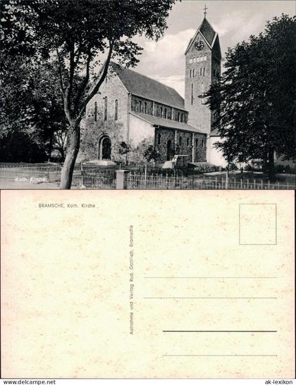 Ansichtskarte Bramsche Kath. Kirche 1959