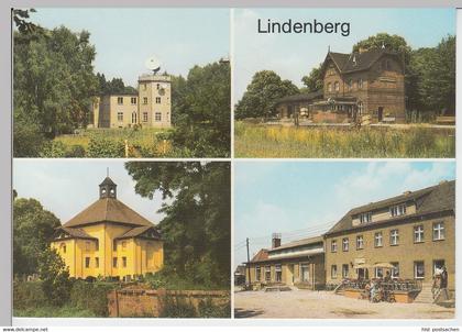(102961) AK Lindenberg, Tauche, Mehrbildkarte, Observatorium, Kirche, Bahnhof 19