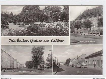 39003266 - Die besten Gruesse aus Teltow mit Volkspark, Hotel Stadt Teltow, Ernst-Thaelmann-Strasse und Altstadt gelauf