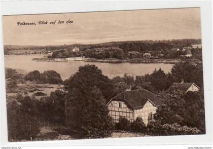 39003298 - Falkensee Blick auf den See. Karte beschrieben Gute Erhaltung.