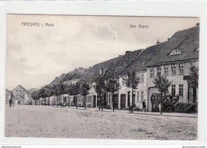 39003375 - Markt in Friesack in der Mark gelaufen 1911. Gute Erhaltung.