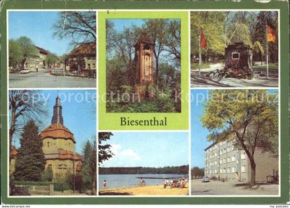 72334921 Biesenthal-Bernau Aussichtsturm August-Bebel-Strasse Marienkirche Biese