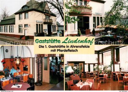 Ahrensfelde Ahrensfelde Gaststaette Lindenhof Gaststube Terrasse