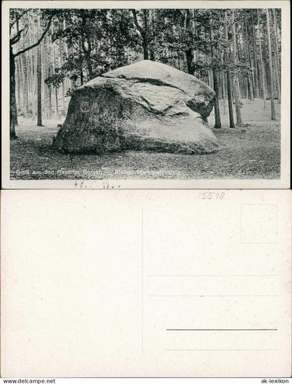 Ansichtskarte Rauen (Mark)-Spreenhagen Markgrafenstein - Rauener Berge 1940