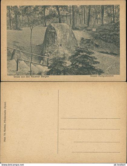 Ansichtskarte Rauen (Mark)-Spreenhagen Rauener Berge 1934
