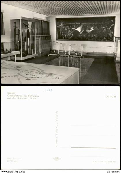 Ansichtskarte Seelow Gedenkstätte der Befreiung, Saal 1973