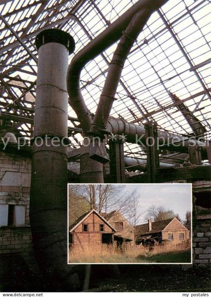 Baruth Mark Glashuette Wannenofen auf dem Industriegelaende