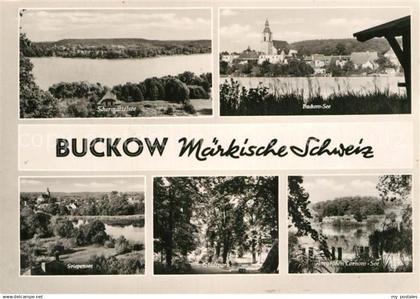 Buckow Maerkische Schweiz Schermuetzelsee Buckow See Griebensee Stadtpark Tornow