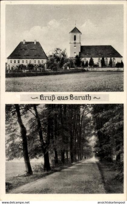 CPA Baruth in der Mark, Historische Gebäude, Kirche, Landschaft,