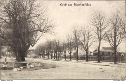 CPA Blankenfelde in Brandenburg, Straßenpartie