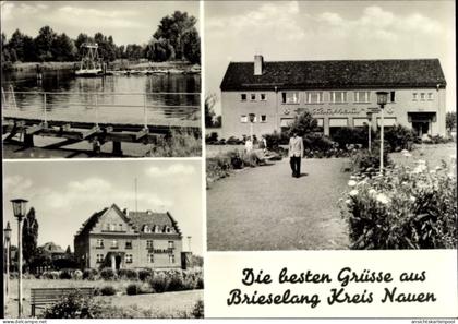 CPA Brieselang im Havelland, Kaufhaus, Sparkasse