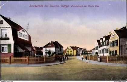 CPA Brieske Senftenberg in der Niederlausitz, Gartenstadt Kolonie Marga, Tochterwerk Grube Ilse