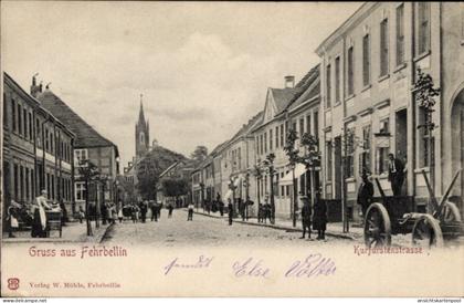 CPA Fehrbellin in Brandenburg, Kurfürstenstraße
