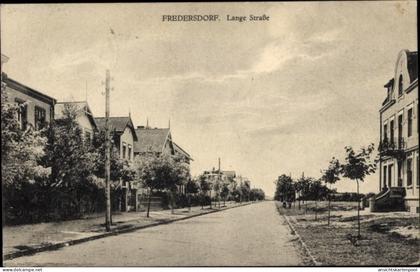 CPA Fredersdorf Vogelsdorf bei Berlin, Lange Straße