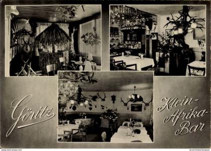 CPA Göritz Vetschau im Spreewald, Klein Afrika Bar, Innenansichten