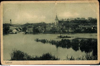 CPA Lebus an der Oder, Flussufer, Panorama