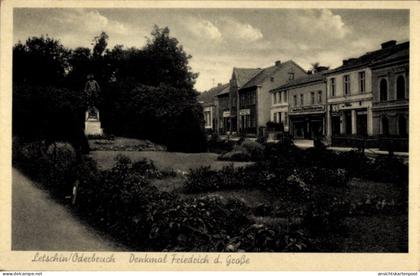 CPA Letschin im Oderbruch, Denkmal Friedrich der Große