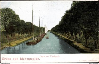 CPA Liebenwalde in Brandenburg, Partie am Vosskanal