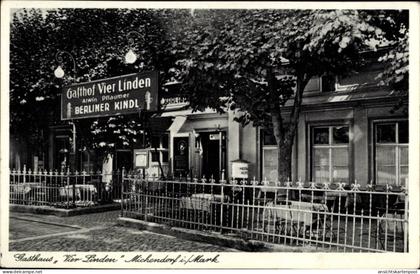CPA Michendorf in der Mark, Gasthaus Vier Linden