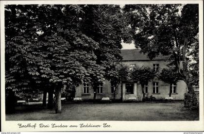 CPA Seddin Seddiner See Brandenburg, Gasthof Drei Linden