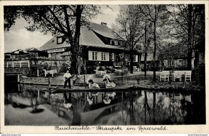 CPA Straupitz im Spreewald, Buschmühle, Straupitz, Spreewald