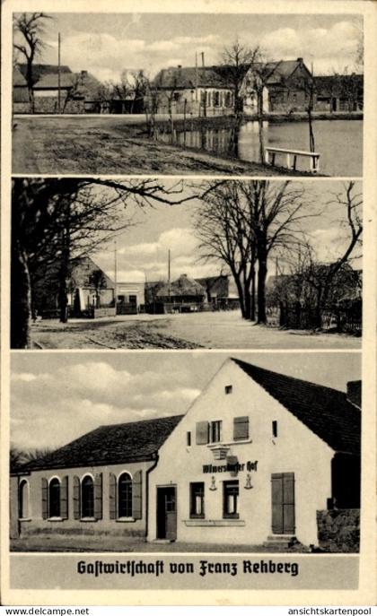 CPA Wilmersdorf Briesen in der Mark, Gastwirtschaft von Franz Rehberg