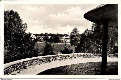 CPA Wustermark in Brandenburg, Olympisches Dorf, Blick auf das Empfangsgebäude