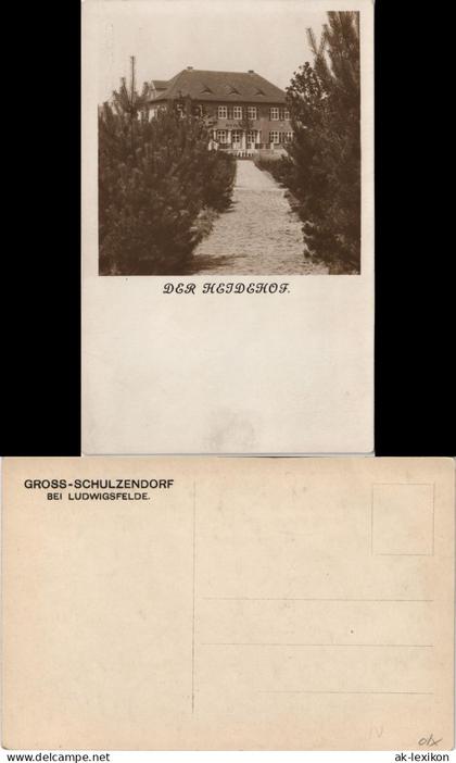 Foto Schulzendorf (b. Ludwigsfelde) Der Heidehof 1930 Privatfoto