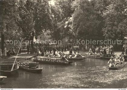 Luebbenau Spreewald Kahnabfahrtsstelle Wasserstrasse