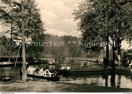 Luebbenau Spreewald Kahnabfahrtstelle Wasserstrasse
