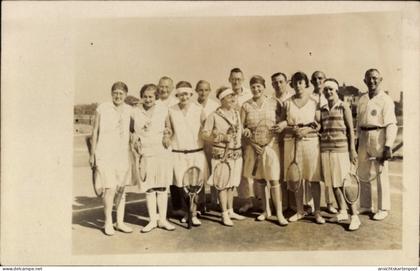 Photo CPA Baruth in der Mark, Tennisspieler, Gruppenbild