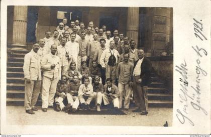 Photo CPA Gütergotz Stahnsdorf Brandenburg, Heilstätte, Gruppenbild