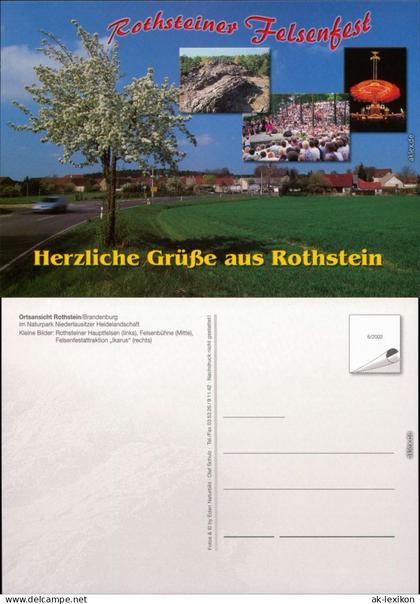 Rothstein Uebigau Wahrenbrück Blick zur Stadt - an der Hauptstraße  002