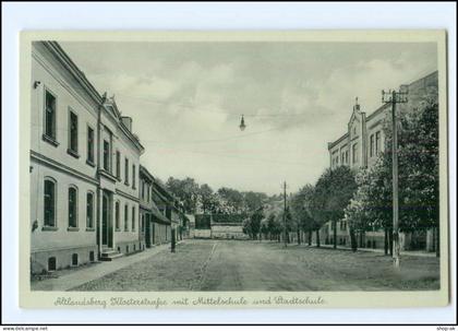 XX007635-153/ Altlandsberg Klosterstraße mit Mittelschule AK ca.1935