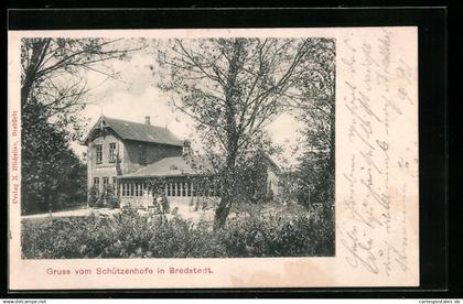 AK Bredstedt, Gasthaus Schützenhof, Gebäudeansicht
