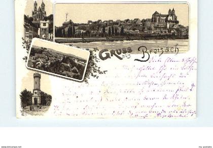 Breisach Rhein Breisach Litho gestempelt 1903